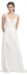 #5026 - BEST SELLER - Perfect formal evening dress for any formal occasion. A beautiful and elegant design full length dress with brooch - (Available in White, Sage, Black, Burgundy, Lilac, Gold, Ivory, Baby Blue, Pink in XS to 3XL)