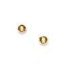 14k Yellow 3 mm Childrens Ball Post Stud Earrings - JewelryWeb