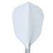 Cosmo Darts Fit Flight 3 Pack Super Shape Dart Flight (White)