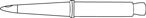 Weller Soldering Tip, 0.187, 700 Degrees, CT6 Series