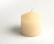 Ivory Citronella 3 inch Pillar Candles (set of 2)