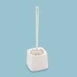 (Price/EA)Holder for Toilet Bowl Brush, White Plastic