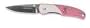 Prism, 420J2 Stainless & Pink Anodized Handle, Plain