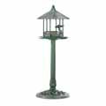 VERDIGRIS GAZEBO STANDING OUTDOOR GARDEN BIRDFEEDER by 