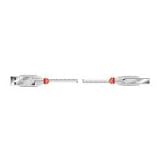 USB 2.0 Type A USB Male to Type B USB Male (Transparent), 3m