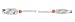 LINDY Transparent USB2 Cable Type A Male to Type B Male, 3m