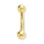 14k Simply Elegant Belly Ring by 