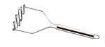 Kuchenprofi Stainless Steel Tube Potato Masher
