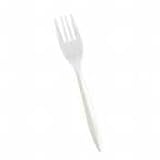 GENUINE JOE / Fork, Plastic, Medium Weight, 1000/CT, White / GJO20000 / Sold as 1000 Per Carton / Mfr Part # 20000