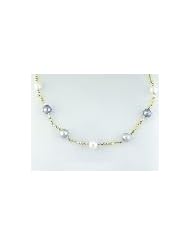 14k Yellow gold 8-8.5 MM Freshwater Cultured Pearl Strand, 18"
