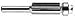 Bosch 85216M 1/2 Carbide Tipped 3-Flute Laminate Flush Trimming Bit-Ball Bearing Pilot 1/4 Shank