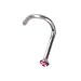 Gem Tip Nose Stud, in 18g (Gauge), Sold Individually