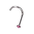 Gem Tip Nose Stud, in 18g (Gauge), Sold Individually