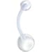 Body Candy Bioplast Cool Clear Acrylic Ball Belly Button Ring
