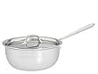 All-Clad Stainless Steel 3 Qt. Saucier with Lid - Gray