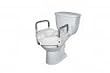 2 in 1 Locking Elevated Toilet Seat with Tool Free Removable Arms - 1/cs 2 in 1 Locking Elevated Toilet Seat with Tool Free Removable Arms - 1/cs