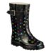 Kids' Ditsy Dots Rain Boots - Black