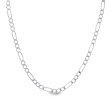ZALES Men's Titanium Figaro Chain Necklace - 24 inch other