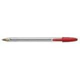 BIC(R) Cristal(R) Ballpoint Pens, Medium Point, 1.0 mm, Blue, Box Of 12