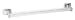 Industrial Grade 2VAL6 Towel Bar, Chrome, Length 26 In