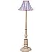 PoshTots - L50F Baldwin Floor Lamp/Buttermilk finish,red bands/CL-4 Dillon Image