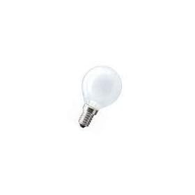 10 x 60 Watt SES/E14 Small Edison Screw Fitting G45 Round Golf Ball Bulbs in Opal (White/Soft) Finish Double Life: 2,000 Hours