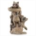 Raccoon Pedestal Bird feeder