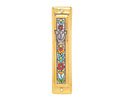 Mazuzoa Gold Ceramic 6 Floral Pattern. Made in Spain