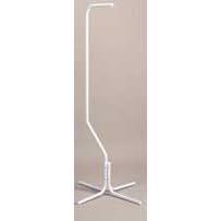 01PwEG9Fa L. SL500 AA203  Tubular Steel Bird Cage Stand  White (Medium)