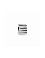 Pandora 790163 Clip Silver Ribbed