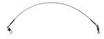 Eagle Claw Tackle Heavy Duty Wire Leaders Black 9 30lb 3pcs