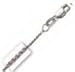 18k White Gold 18 Inch X 1.1 mm Wheat Chain Necklace