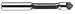 Bosch 85244M 1/4 Carbide Tipped Pilot Panel Bits with Drill Through Points Concave Flute