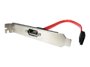 StarTech.com 1 ft Serial ATA Data Internal to External Slot Plate