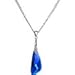 Body Candy Crafted Steel Blue Crystal Inspire Pendant Necklace Created with Swarovski Crystals 18