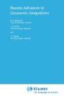 Recent Advances in Geometric Inequalities (Mathematics and its Applications)
