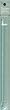 Silvalume 10" Double-End Crochet Hook: Size K 10.5, Green