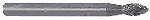 Carbide Cutter - Flame, 1/8 dia., with Chip Breaker #46-19911