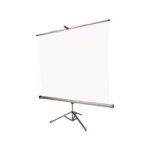 190460: Euroscreen Portable Tripod Projection Screen (150cm x 150cm) Matte White (No Borders) (TW150)
