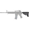 AR-15 Strikeforce Collapsible Buttstock with Adjustable Cheekrest and Buttpad