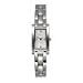 FOSSIL f2 CRYSTAL SILVER TONE LADIES DRESS WATCH - ES9839