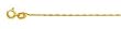14k Gold Singapore Twisted Chain-1mm 16 or 18 IN