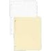 SPR01815 - Plain Tab Indexes, 5-Tab, 11x8-1/2, 100 Sets, Buff