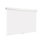 Euroscreen Connect Manual Square Format Electric Projection Screen (150 x 150cm) Matte White (no Borders) (C150)