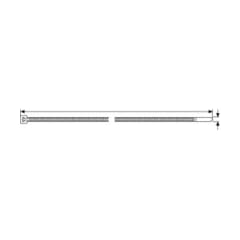 HellermannTyton Kabelbinder UB385C-N-PA66-NA-C1
