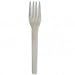 Vegetable Plant Starch Fork, 1,000/Carton, Cream