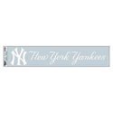 New York Yankees 5 x 25 Inch White Ultra Decal
