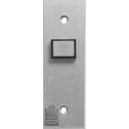 ROFU 9330 1 Blue Button Maintained Exit Switch w/ 0-60 sec. Time Delay Dark Anodized Bronze Finish