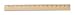 15" Single Metal Edge Wood Office Ruler