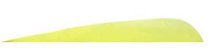 GATEWAY PARABOLIC FEATHERS -- 4" RIGHT WINGColor: Fluorescent Yellow